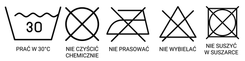 Instrukcja prania pokrowca